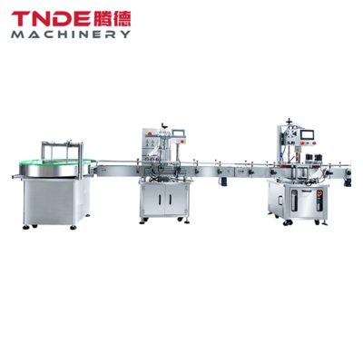 Automatic Cap Feeding 4-head Filling Capping Product Line
