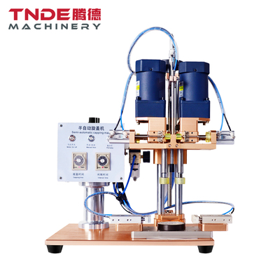 Semi-automatic Capping Machine With Bottle Clamping Device