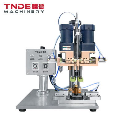 Semi-automatic Capping Machine With Bottle Clamping Device
