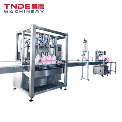Automatic Four-head Servo Filling & Capping Production Line