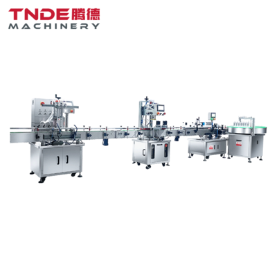 Automatic Filling Capping Labeling Bottle Accumulation Production Line