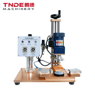 Semi-automatic Single-head Capping Machine With Bottle Clamping Device